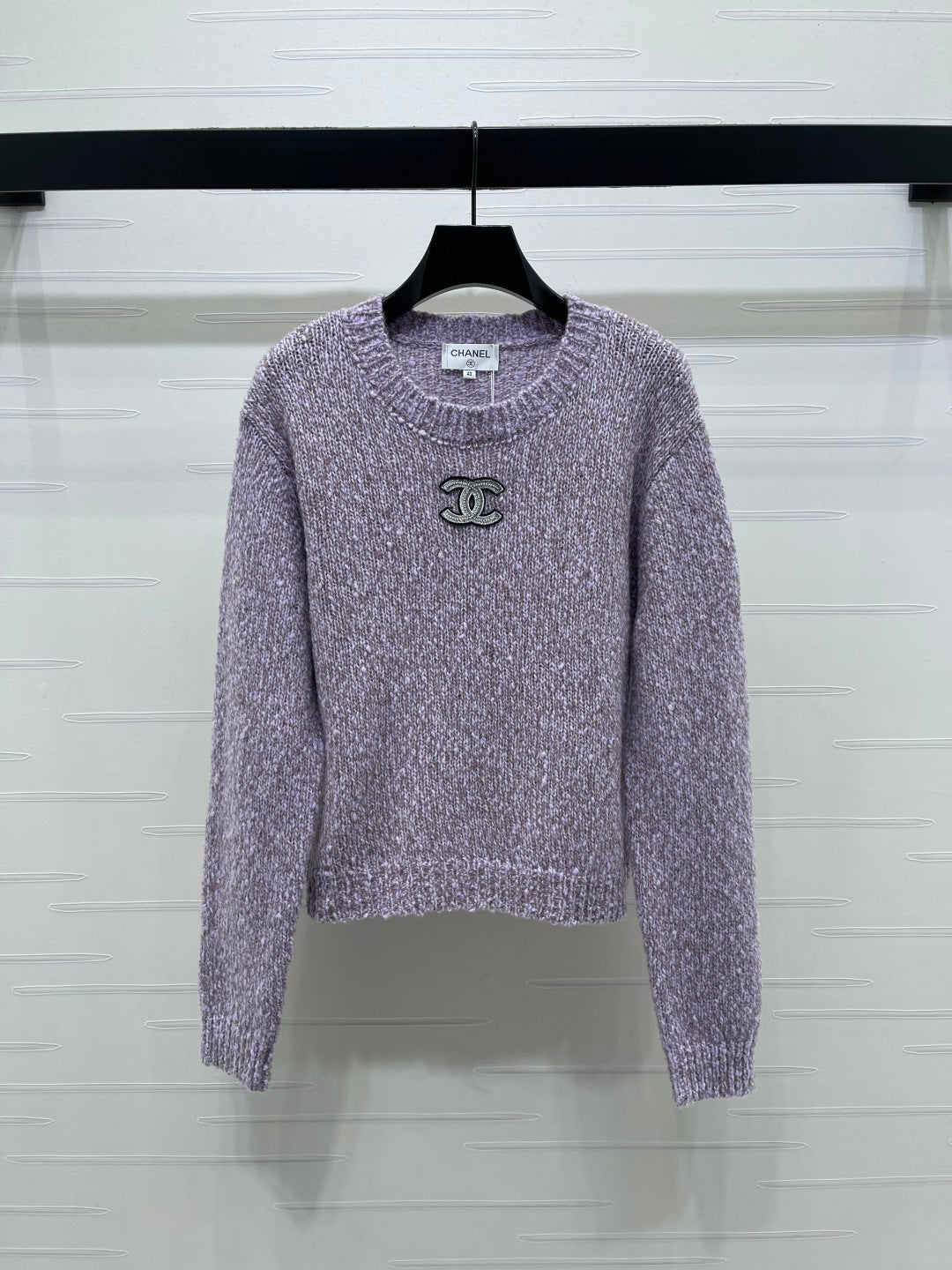 Chanel 2026 Double C Crew Neck Knit Long Sleeve Wool Cashmere