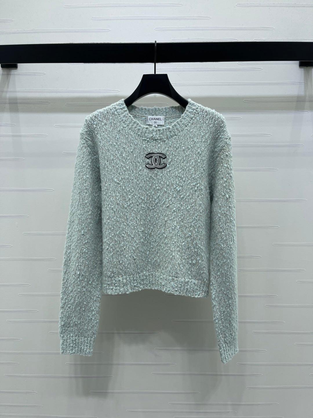 Chanel 2026 Double C Crew Neck Knit Long Sleeve Wool Cashmere