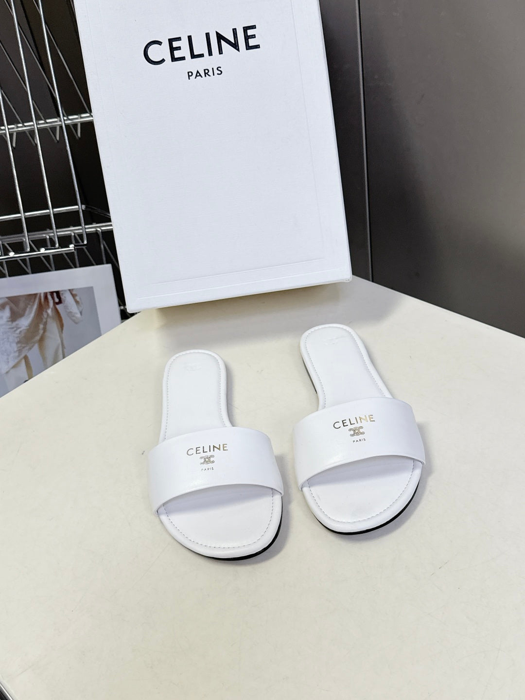 Celine 2026 Coast Sandals Leather 848294