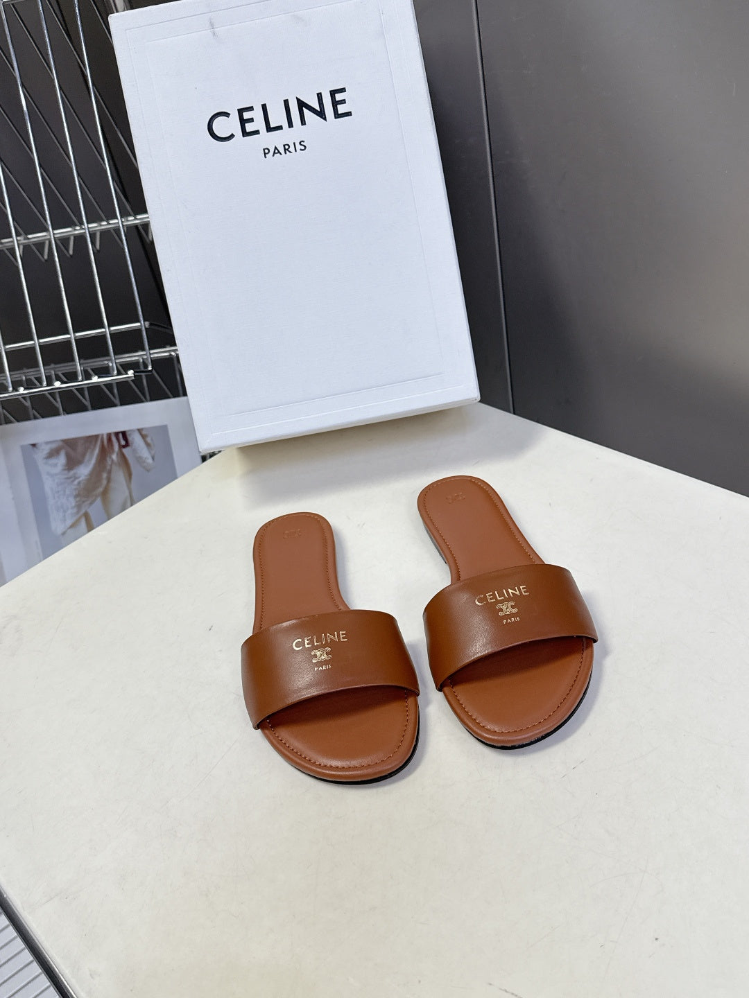 Celine 2026 Coast Sandals Leather 848294