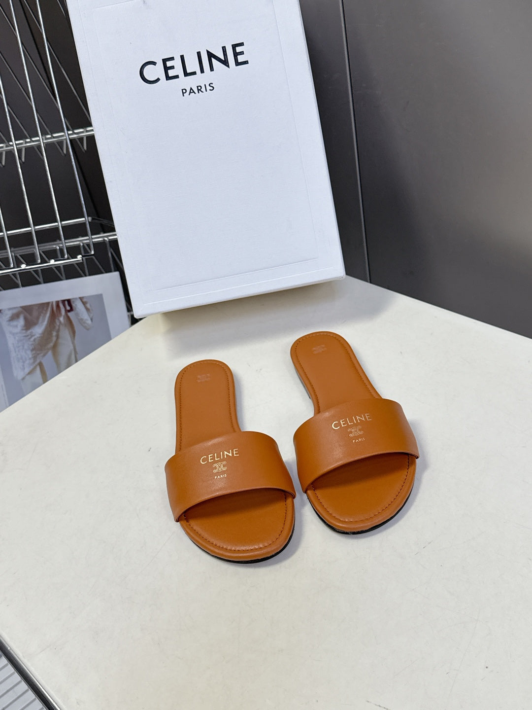 Celine 2026 Coast Sandals Leather 848294