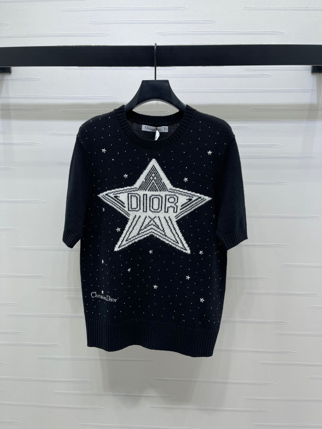 Dior 2026 Logo Star Short-Sleeve Shirt Wool