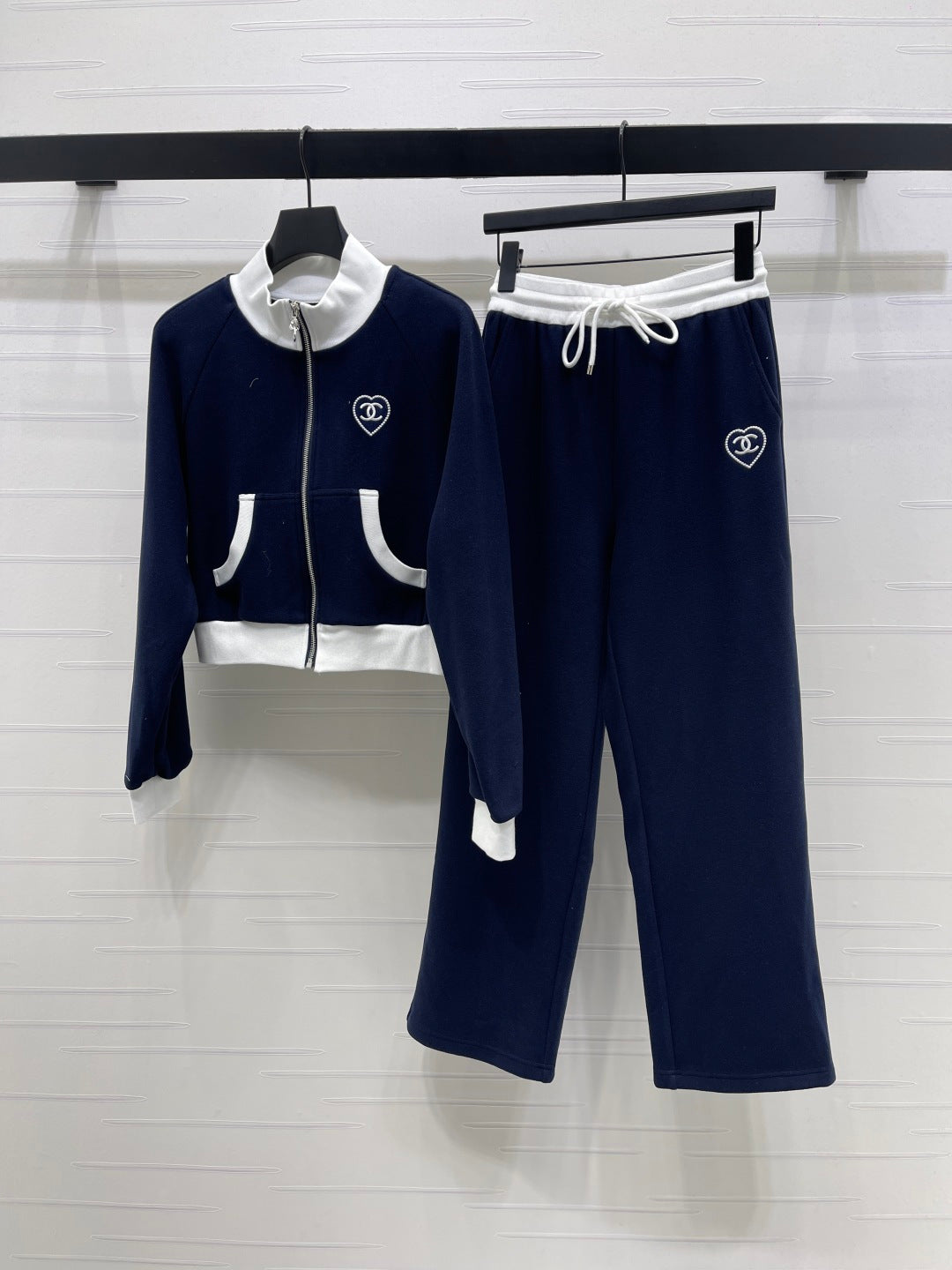 Chanel 2026 Stand Collar Jacket and Trousers Suit Polyester