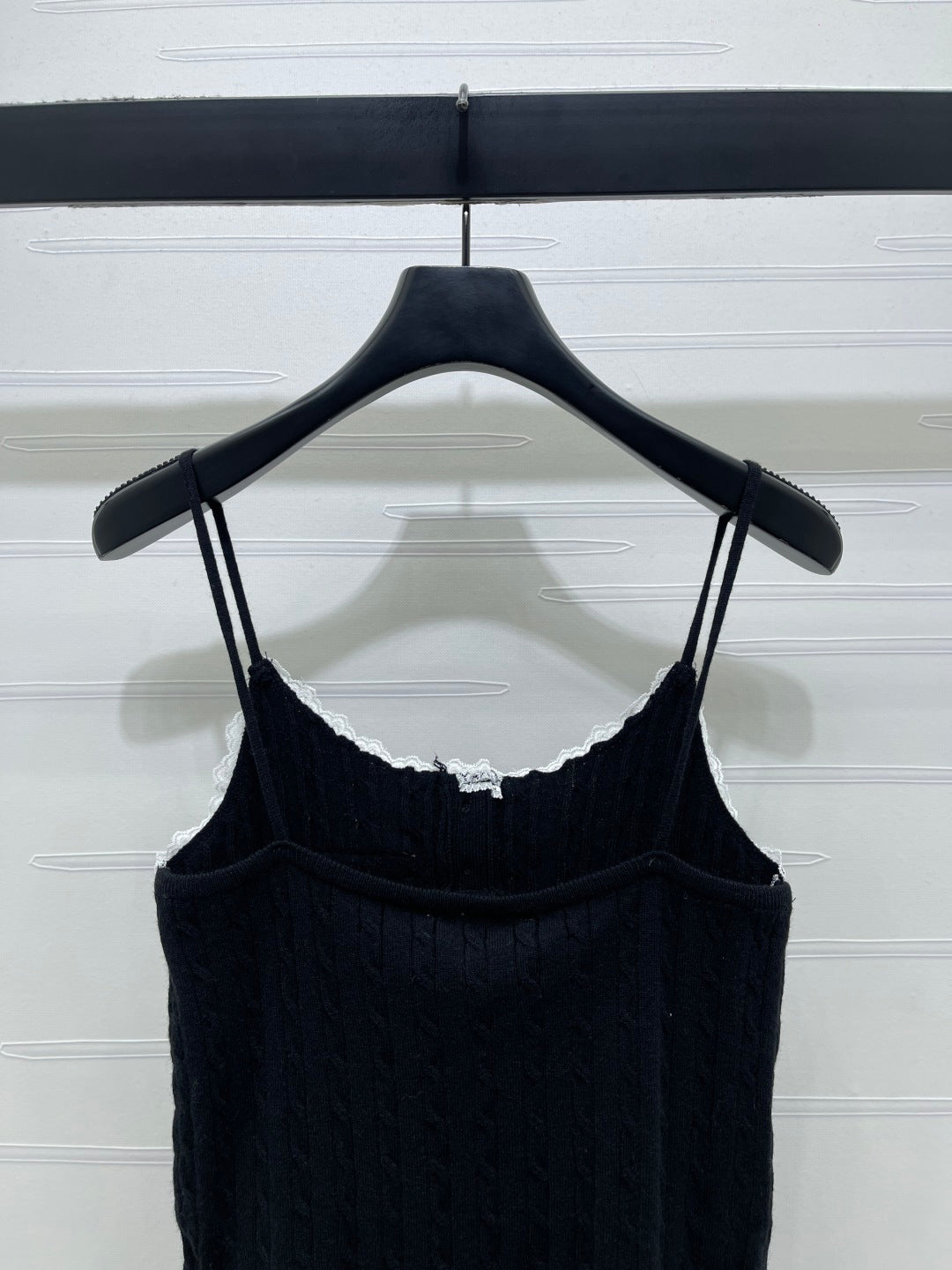 Miumiu 2026 Lace-Trimmed Knit Camisole Wool