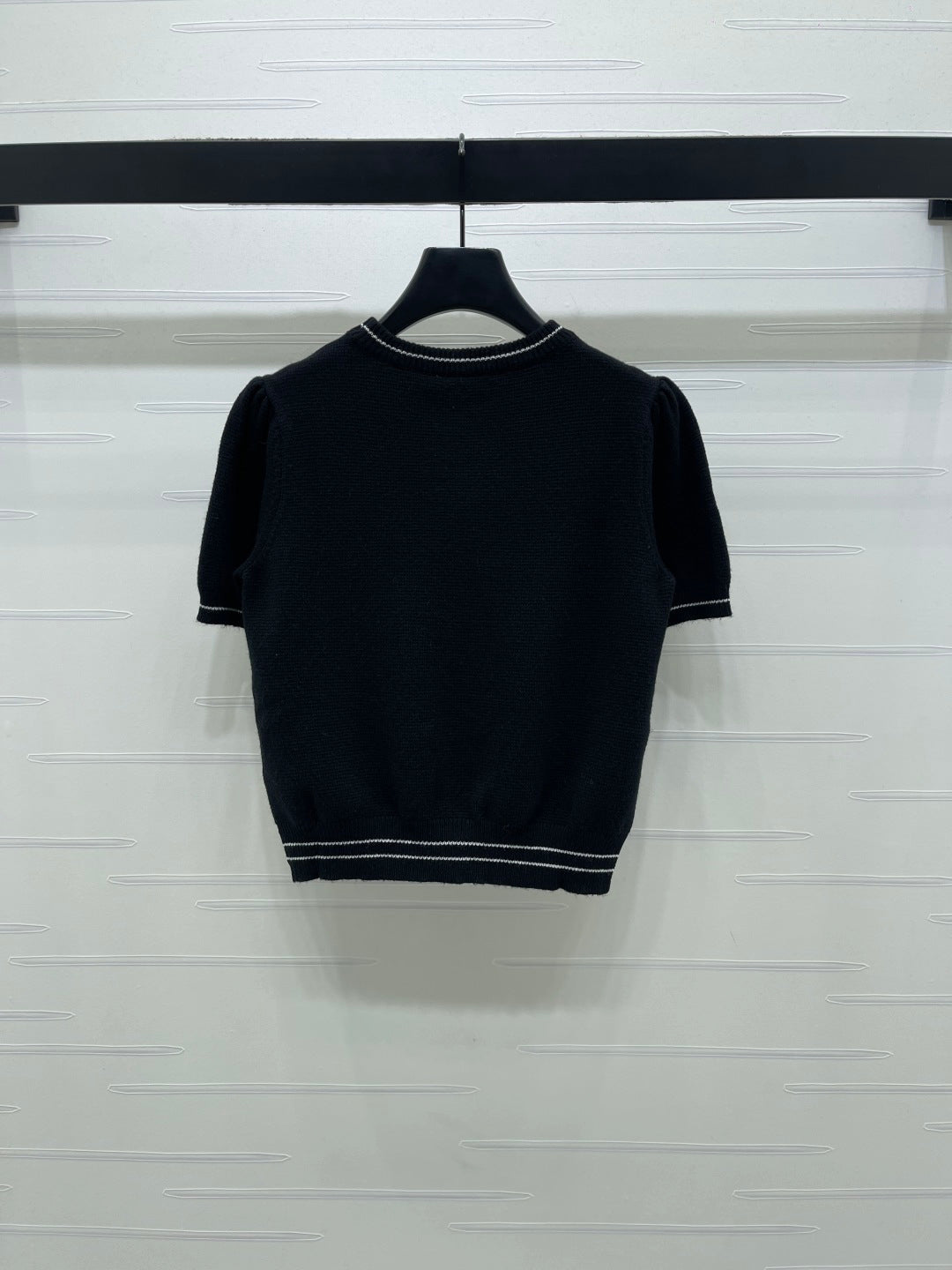 Dior 2026 Bow with Logo Short-Sleeve T-Shirt Wool