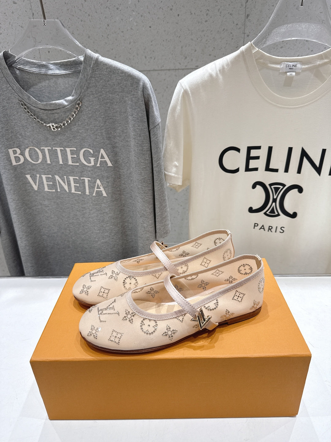 Louis Vuitton 2026 Mary Janes Mesh Sheepskin  794118