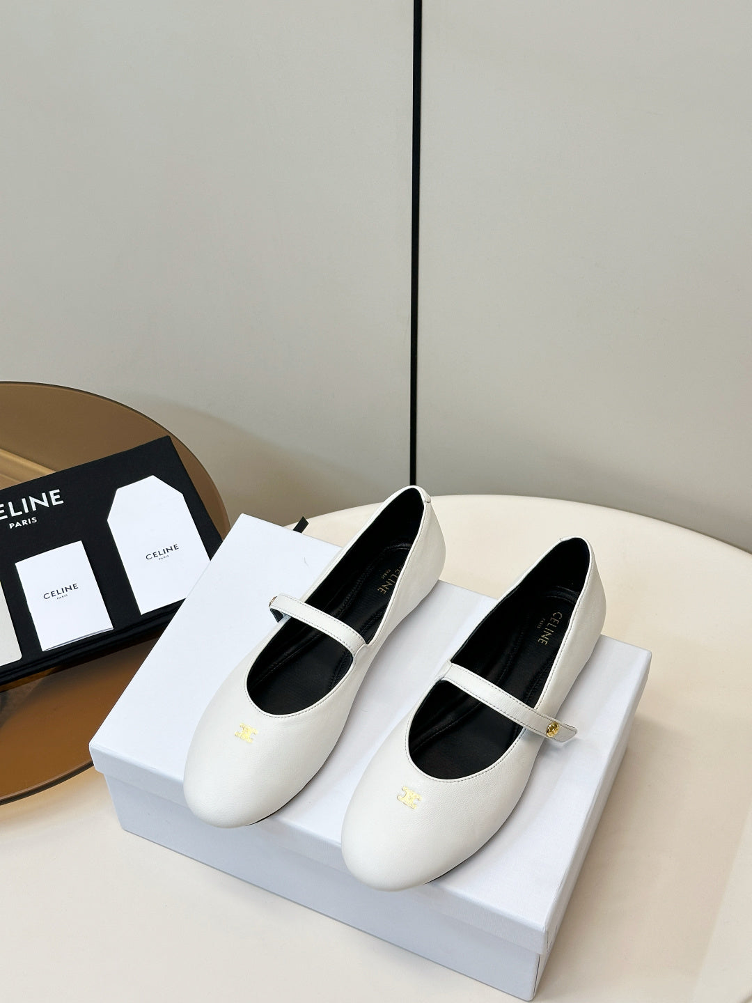Celine 26 Ballet Ballerina Flats Lambskin 798461