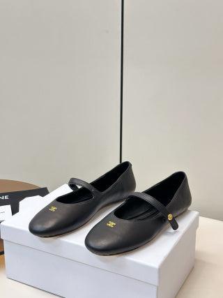 Celine 26 Ballet Ballerina Flats Lambskin 798461