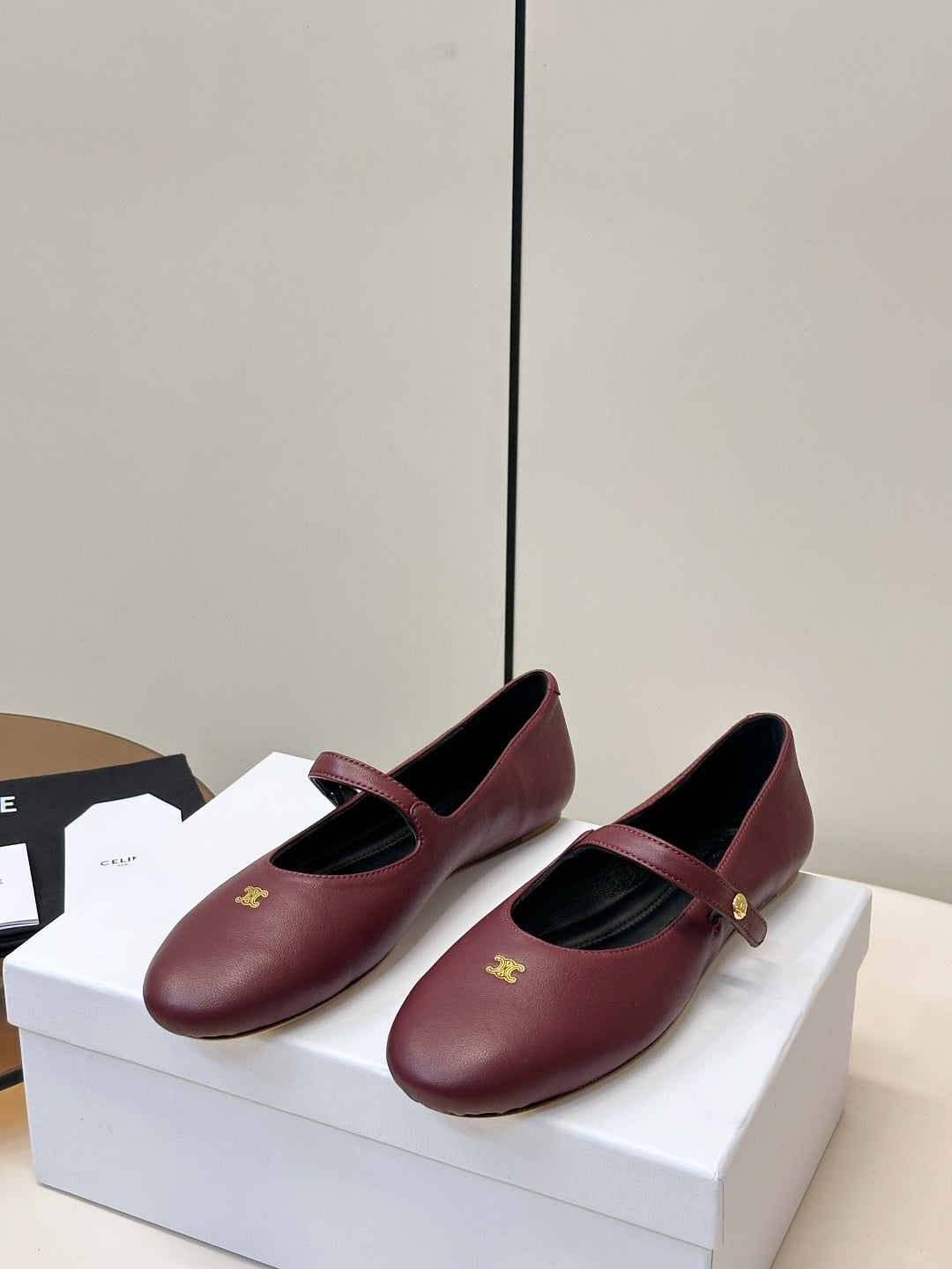 Celine 26 Ballet Ballerina Flats Lambskin 798461