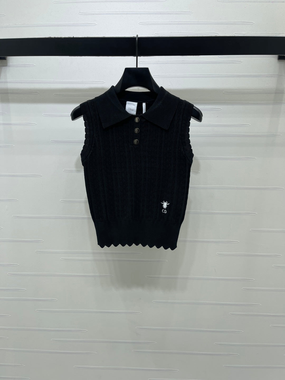 Dior 2026 Collared Knit Vest Wool 397480