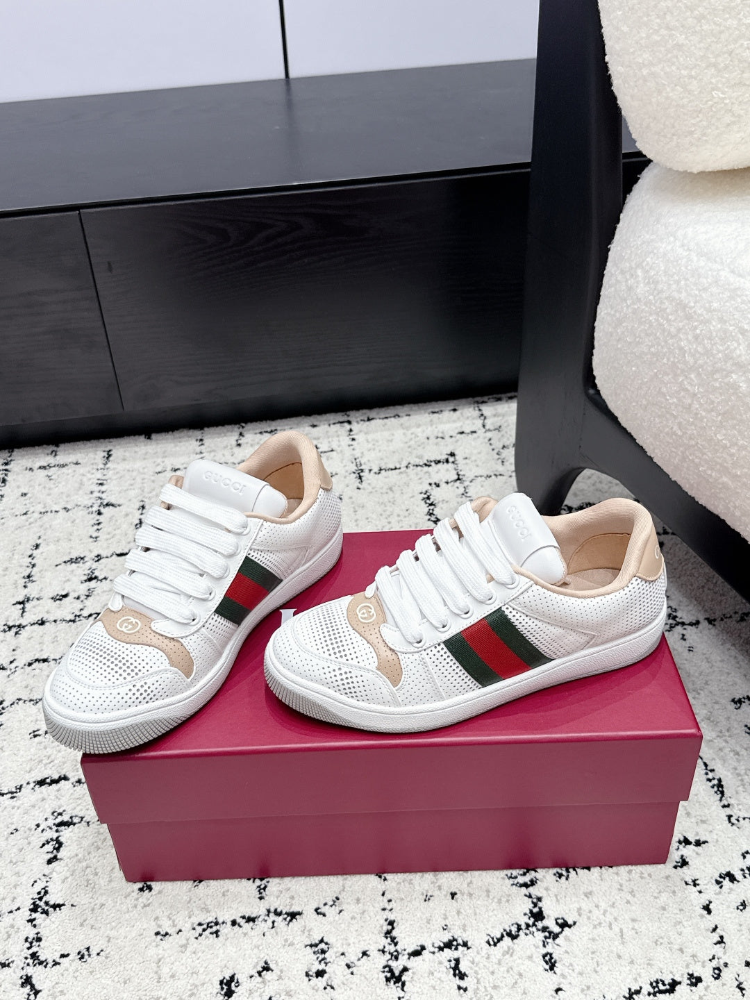 Gucci 2026 Screener Sneaker Calfskin 954945