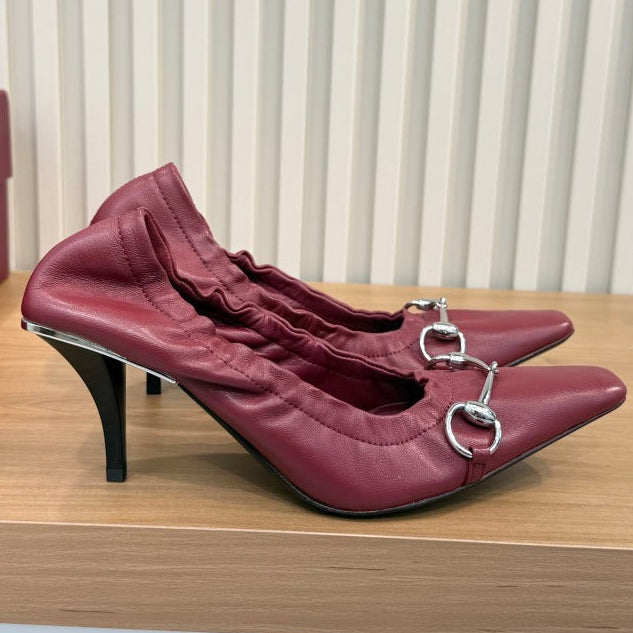 Gucci 2026 Vittoria Pumps 75mm Nappa Leather 987689