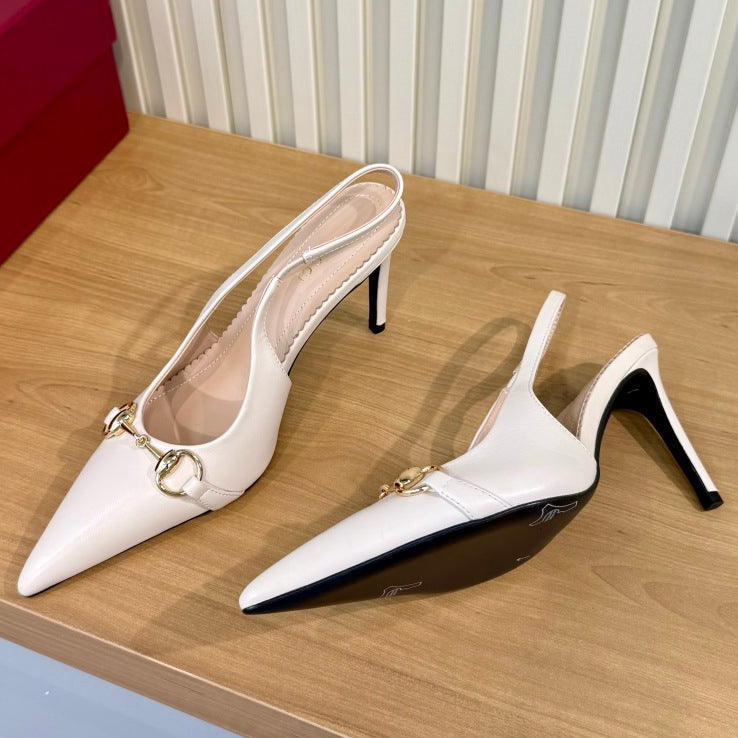 Gucci 2026 Monogram Horsebit Slingback 80mm Canvas Leather 987730