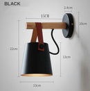 Black Wall lamp size