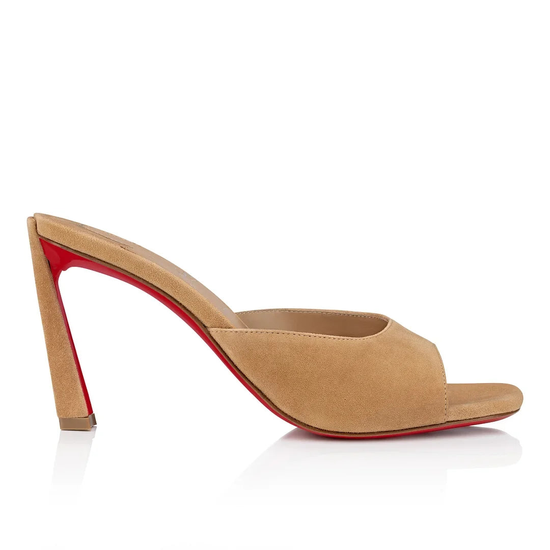 CL 26ss Square-toed High Heel Mules 85 Suede