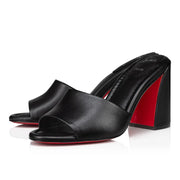 CL 26ss Square High Heel Mules 85 Sheepskin