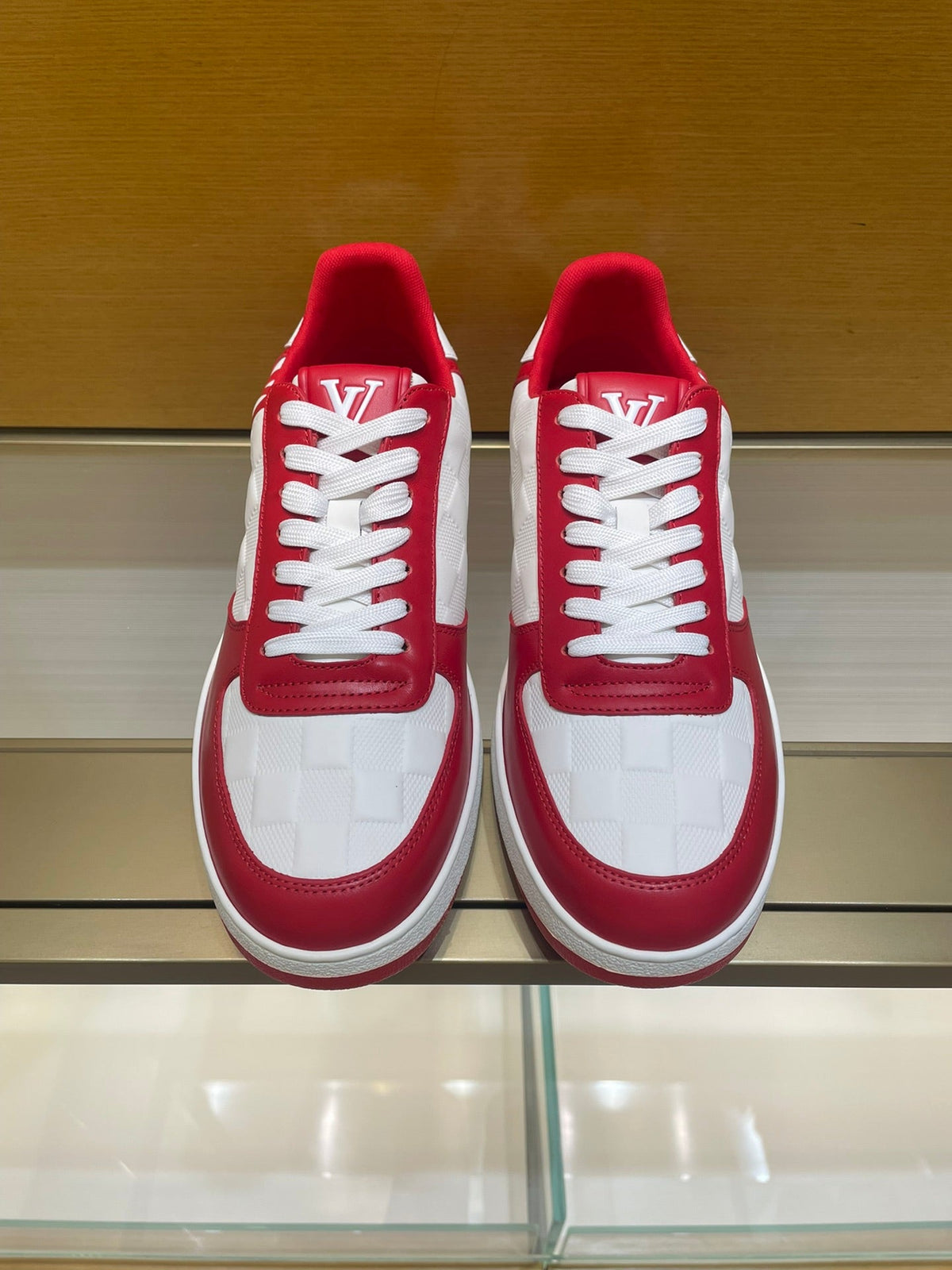 LV RIVOLI SNEAKER MEN RED WHITE