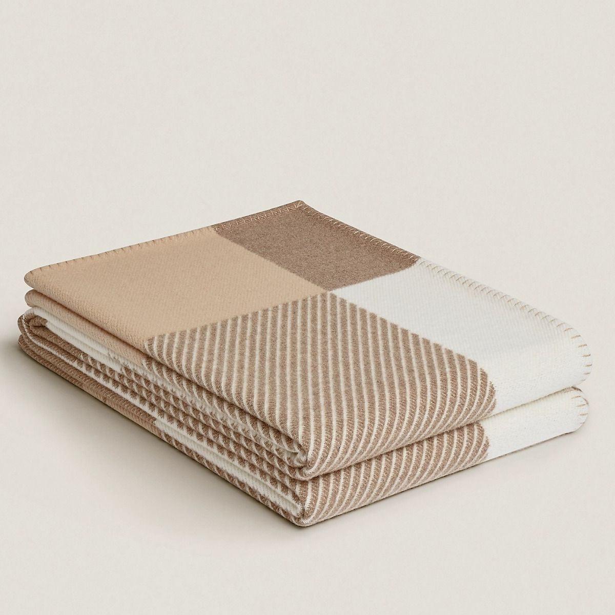 HM Riviera Blanket Beige Wool Cashmere