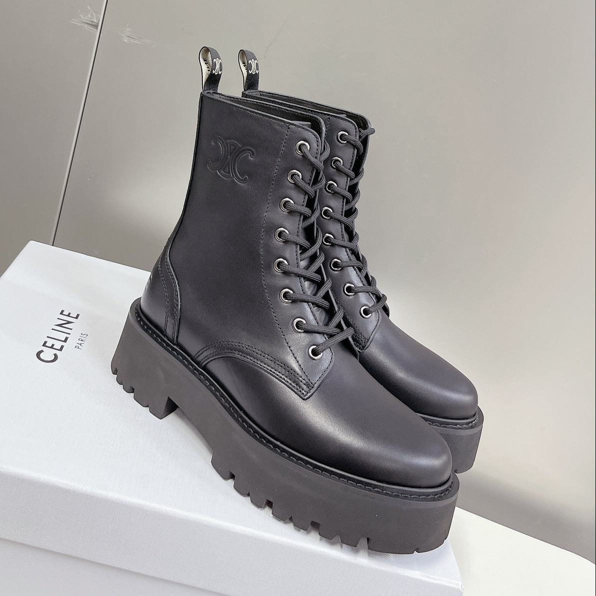 Celine 2026 Ankle Boots 50mm Calfskin 948168
