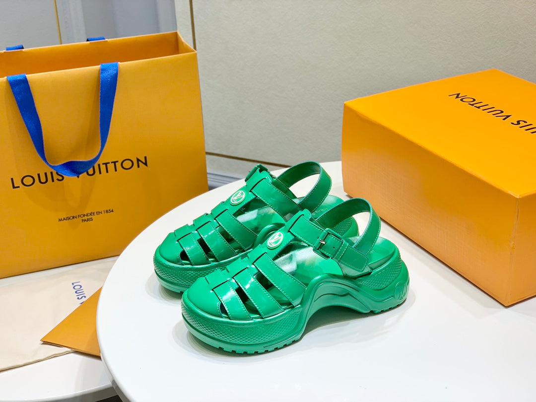 Louis Vuitton 2026 Roman Retro Style Sports Sandals 787760