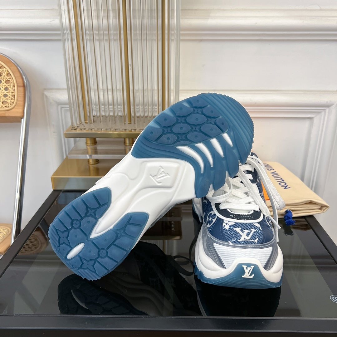 LV RUN 55 SNEAKER DARK BLUE