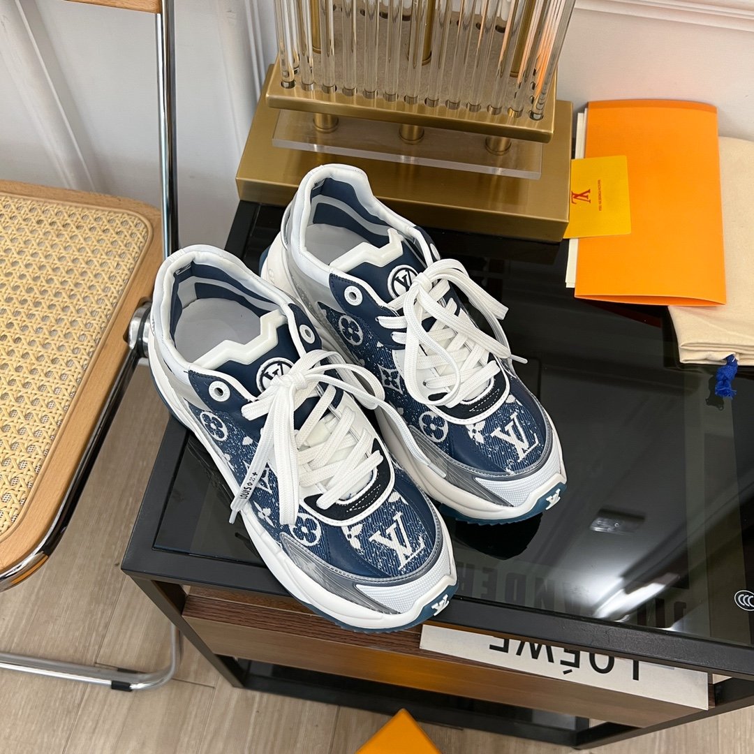 LV RUN 55 SNEAKER DARK BLUE