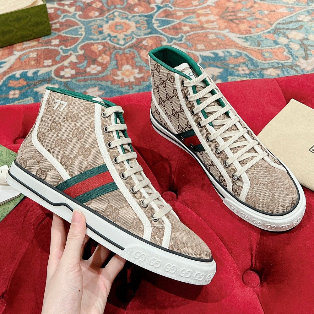 Gucci 2026 High-Top Sneakers Canvas 989036
