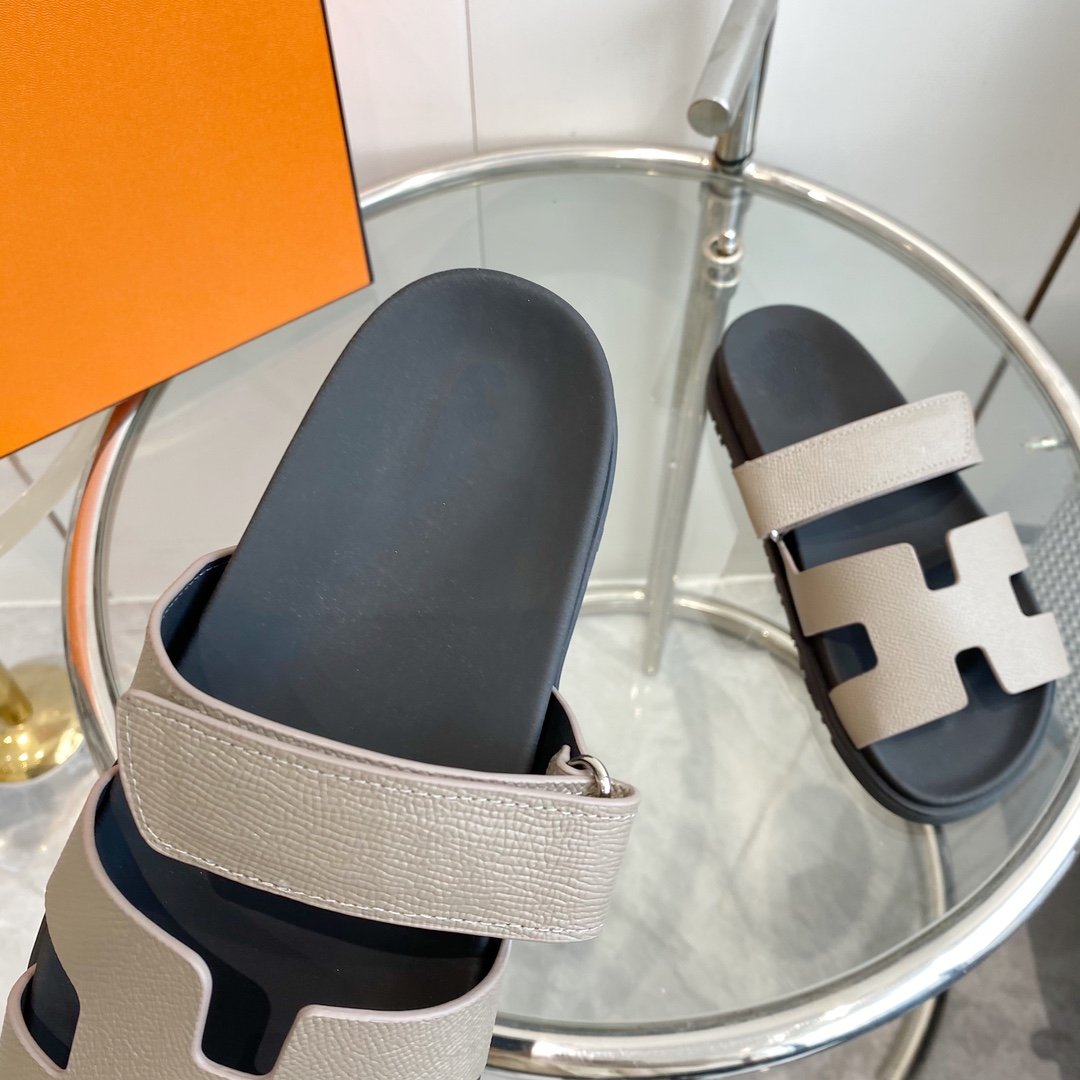 CHYPRE EPSOM Sandal gray Leather