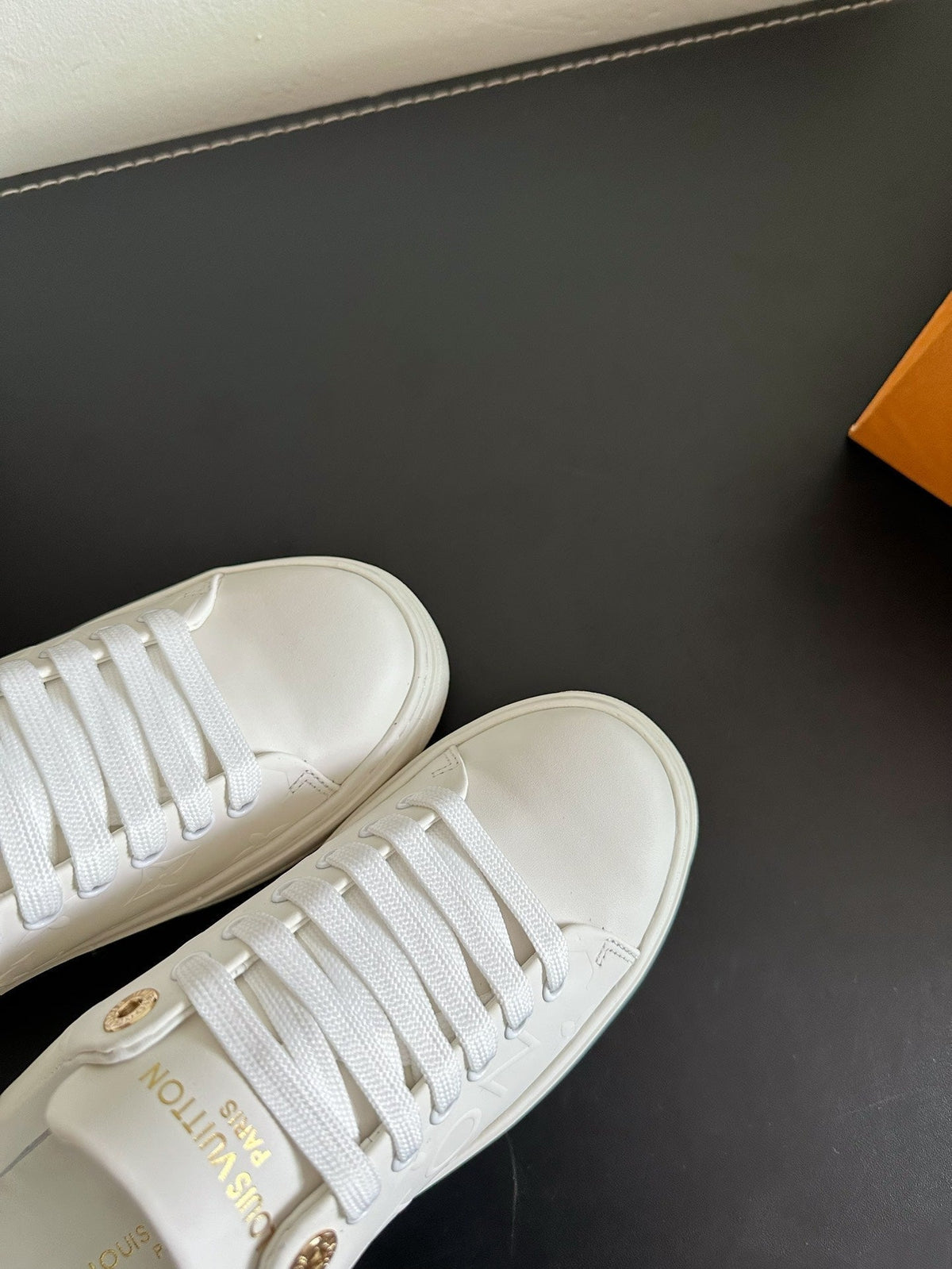 LV Time Out Sneaker White Calfskin