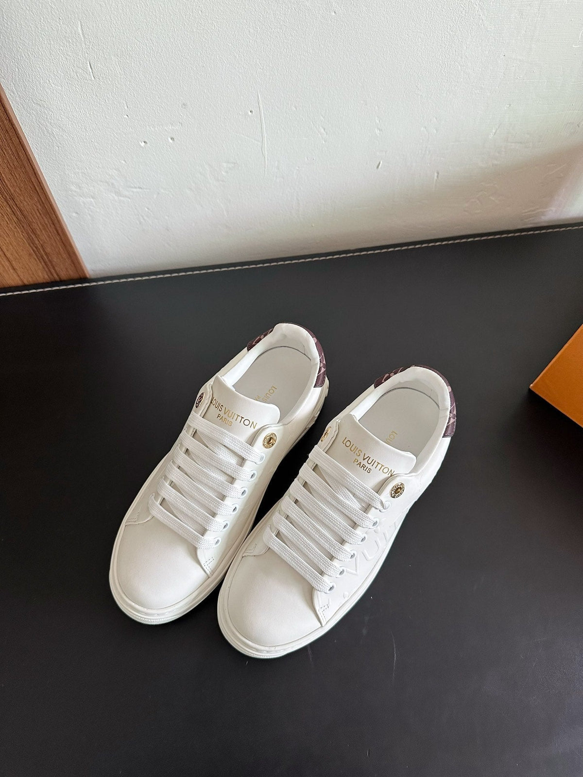 LV Time Out Sneaker White Calfskin