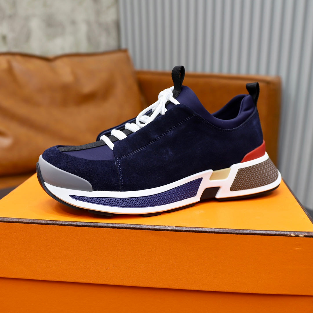 HM Men's Just Sneaker Calfskin Suede 526596