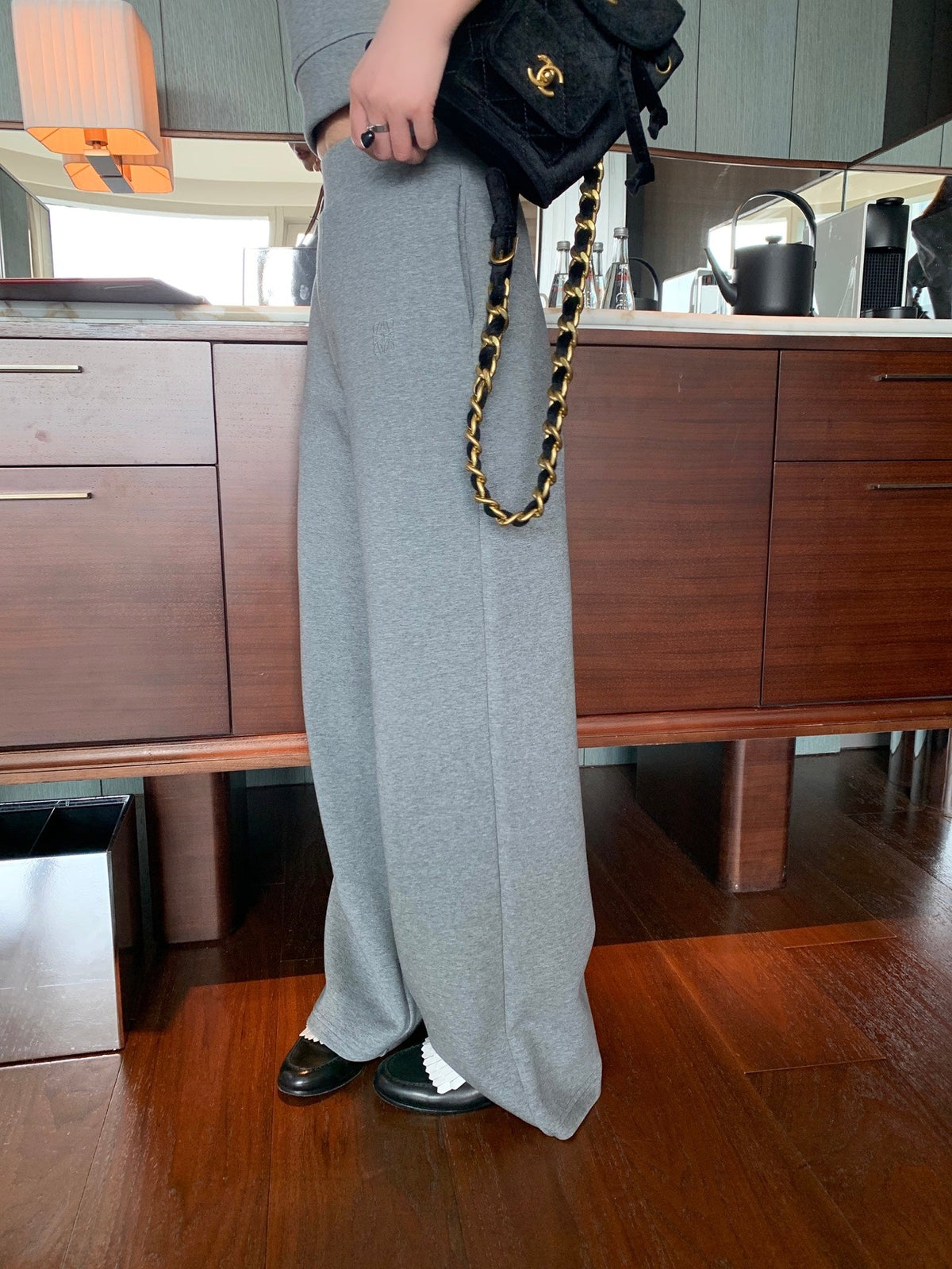 Loewe 25 Sweatshirt Suit Gray Cotton