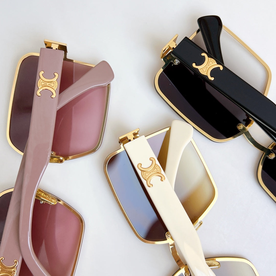TRIOMPHE SQUARE SUNGLASS CL40238 IN ACETATE