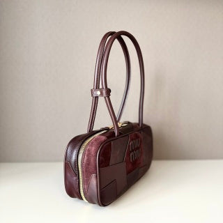 MiuMiu Valentine's Day Limited Bag Suede Mix Leather
