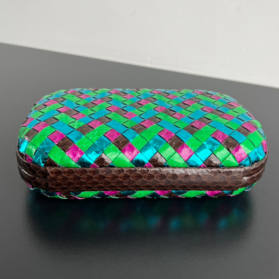 BV Knot Pattern Bag Leather 539826