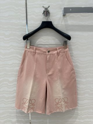 Loewe Denim Set Cotton Rough Peach