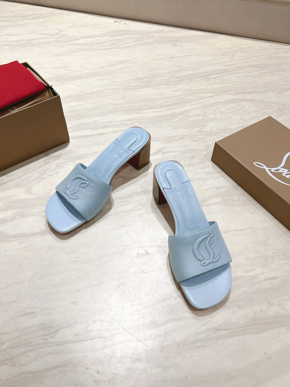 CL 25 Slipper 8.5cm Gloss Calf Patent Leather 314945