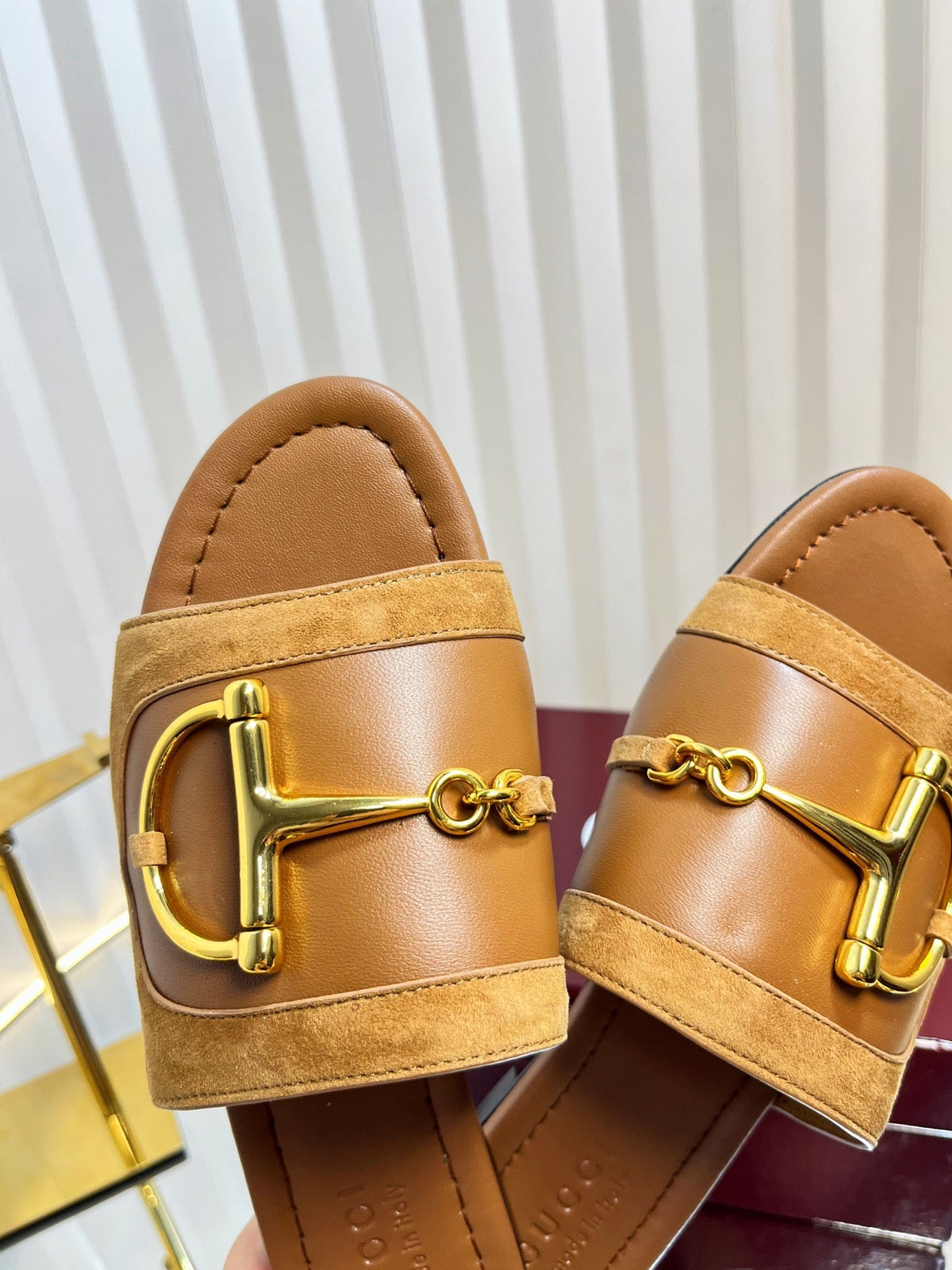 Gucci 2026 Women's Slide Sandals Suede Leather 767990
