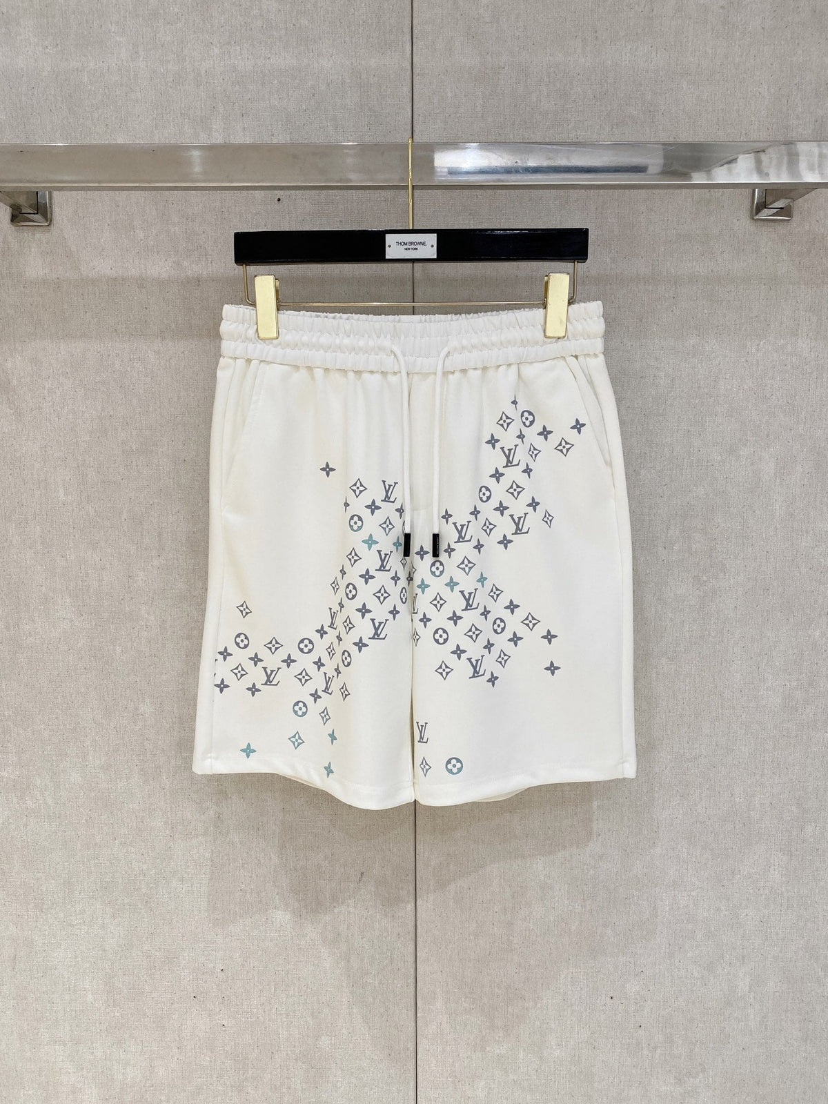 LV 2026 Men's Casual Shorts Monogram Fabric 311370