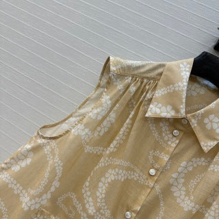 CC 25 Sleeveless Shirt Silk Cotton