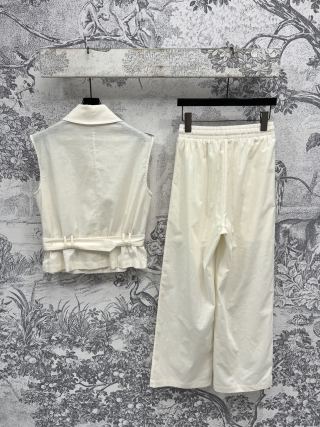 Loewe 25 Vest Suit Cotton Linen