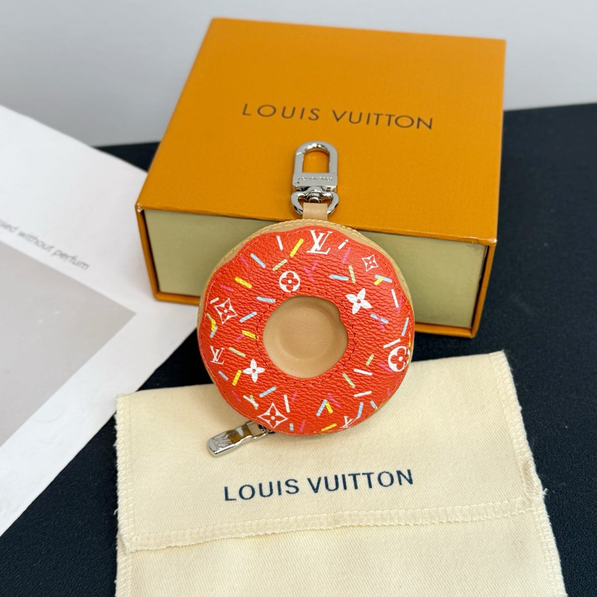 LV Donut Bag Charm