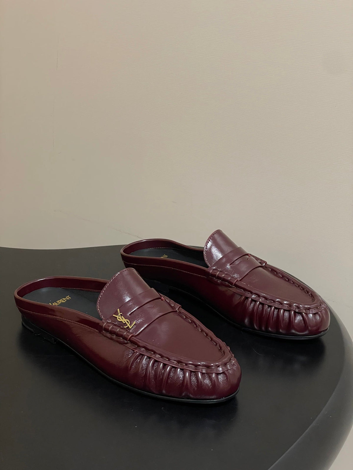 Saint Laurent 2026 Le Loafer Mules Suede Leather 593933
