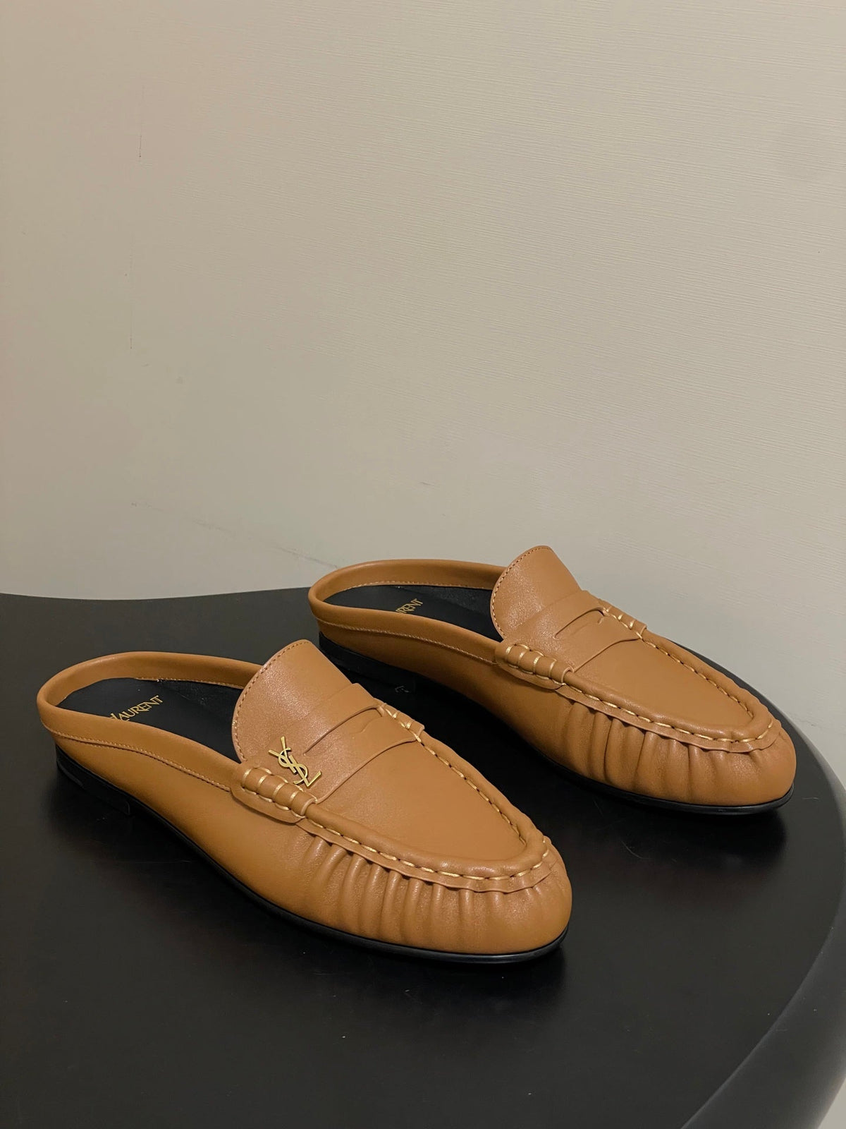 Saint Laurent 2026 Le Loafer Mules Suede Leather 593933
