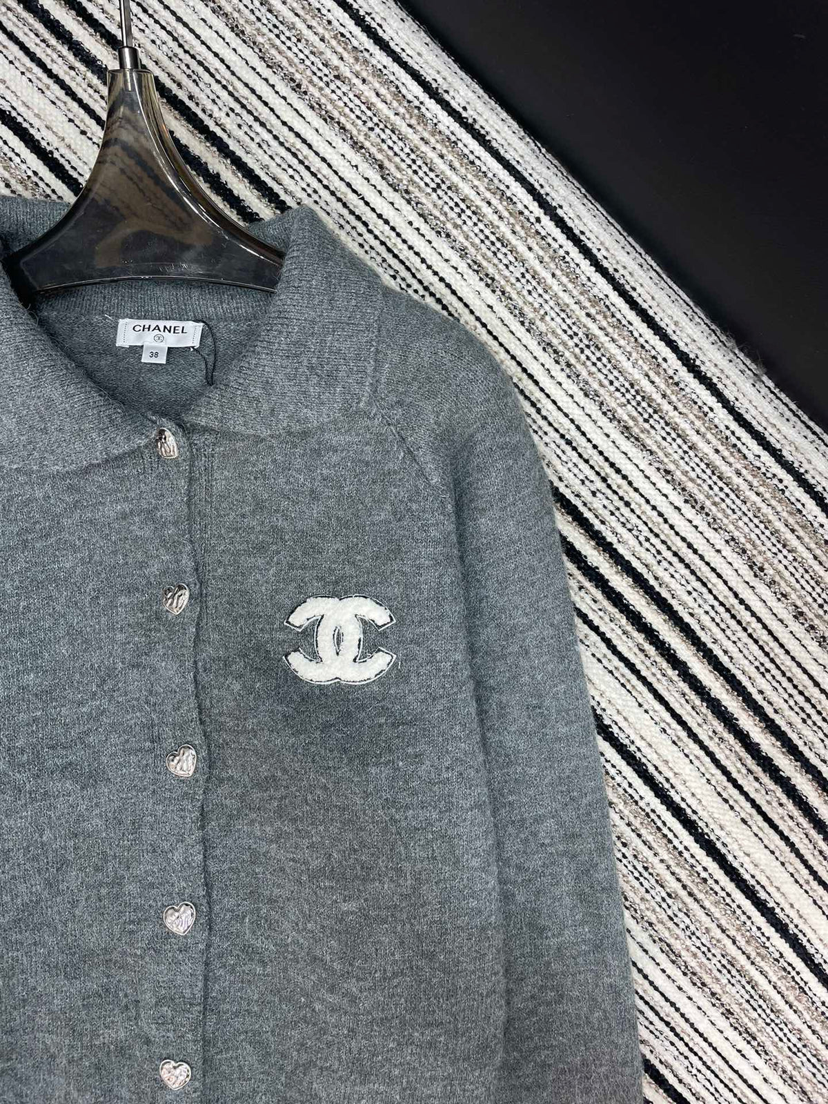 Chanel 2025  Knitted Cardigan Wool Cashmere 730266