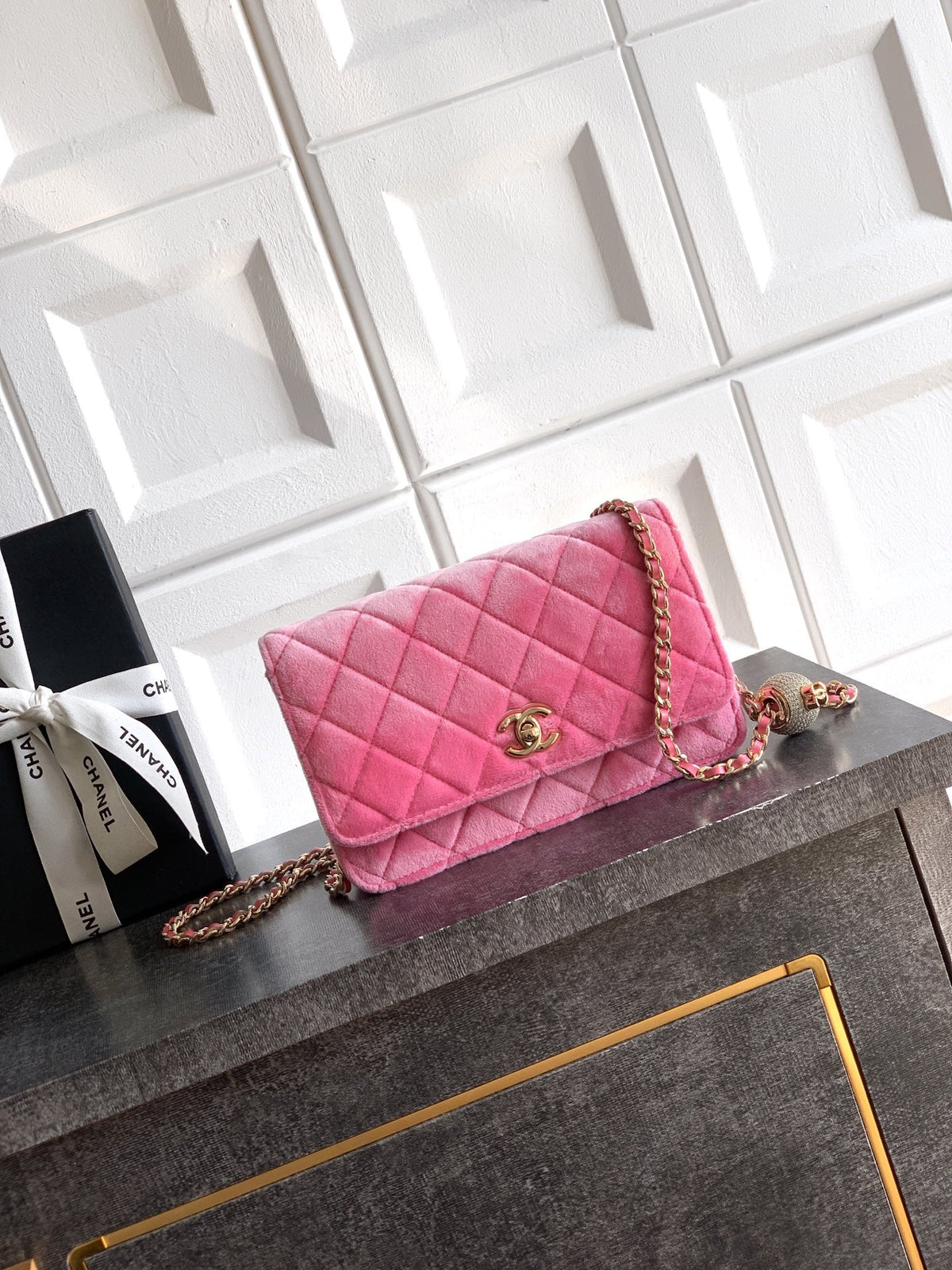 Chanel 2026 WOC Bag 20cm Velvet Leather 331109