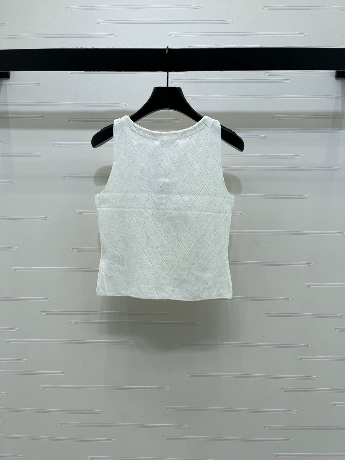 Dior 2026 Vest With Gold Button Wool