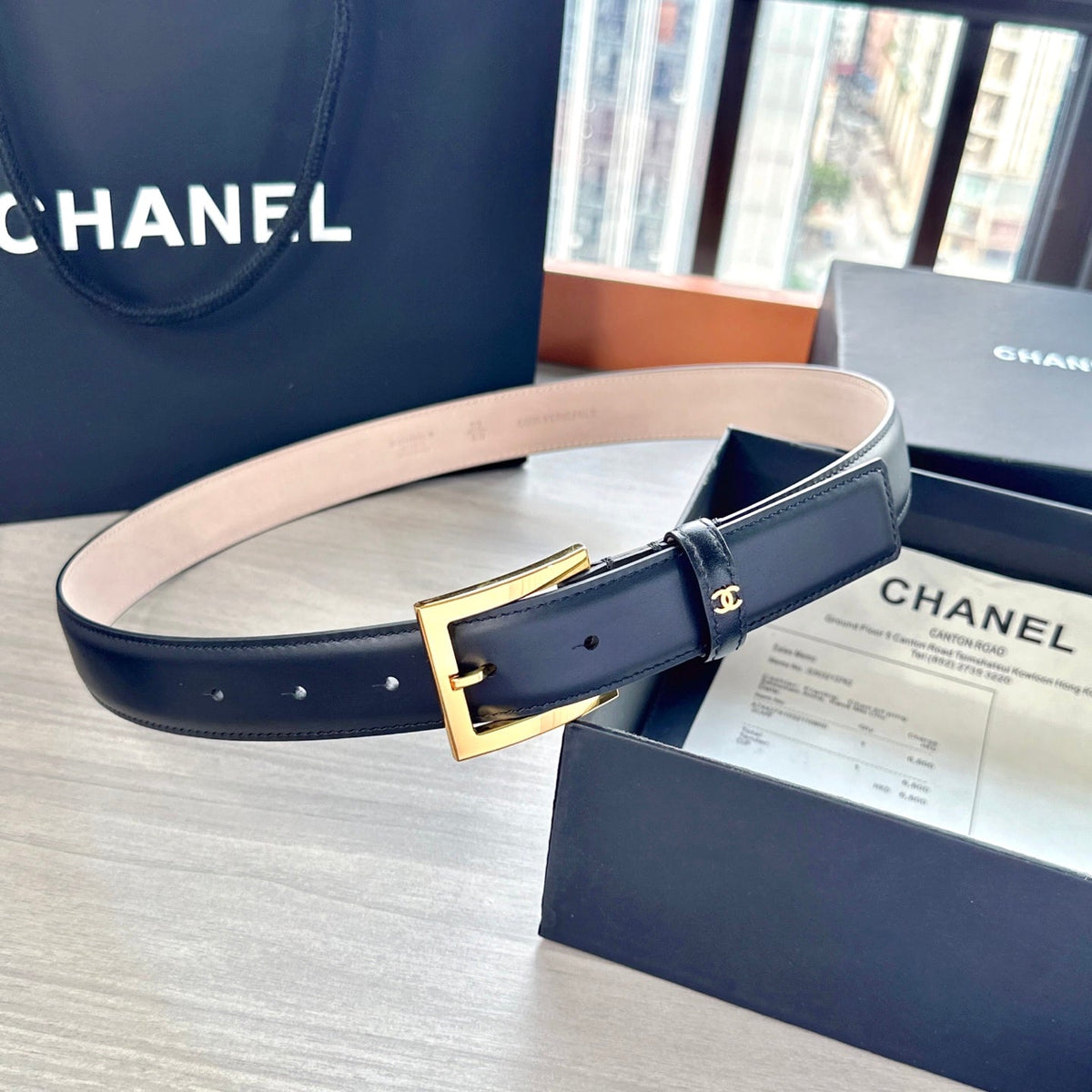 Chanel 2026 Belt 3.0cm Gold Buckle