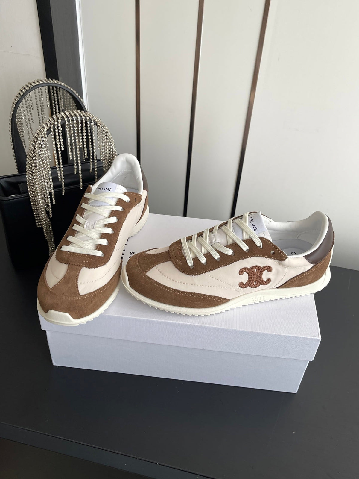 Celine 2026 Racer Sneaker Suede Mesh 847807