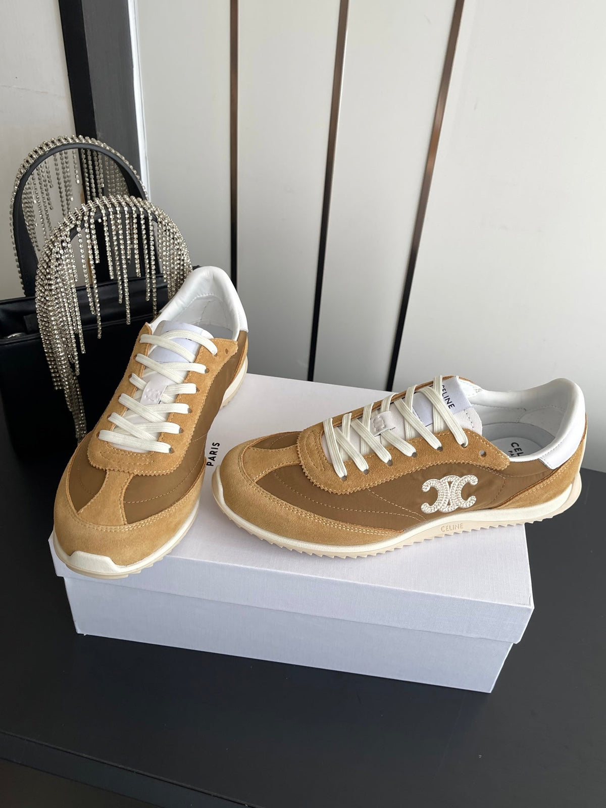 Celine 2026 Racer Sneaker Suede Mesh 847807